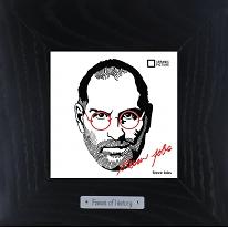 Арт портрет  Steve Jobs, 18х18см